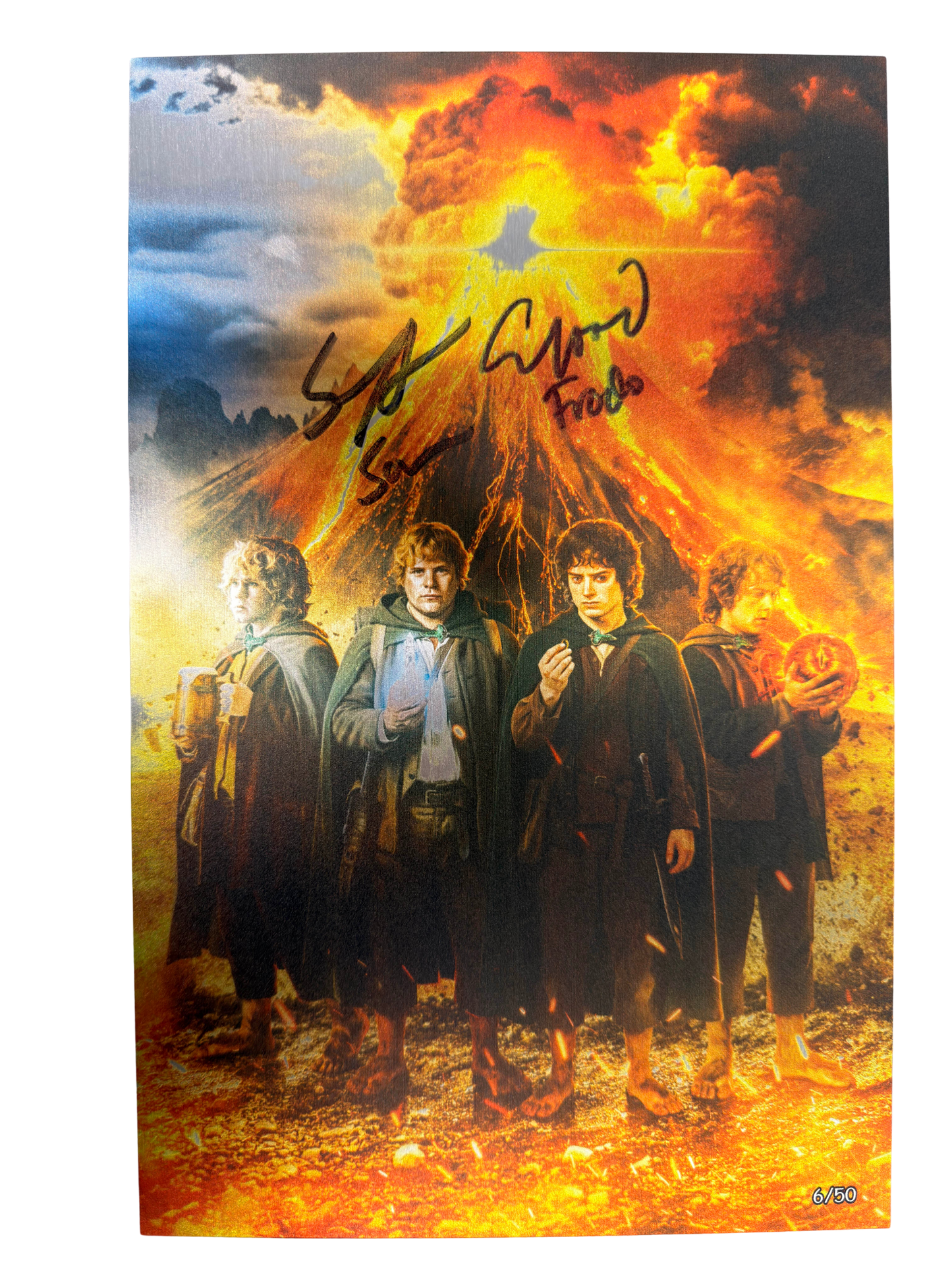 Fan Expo Chicago Lord of the Rings Exclusive Signed by Elijah Wood & Sean Astin