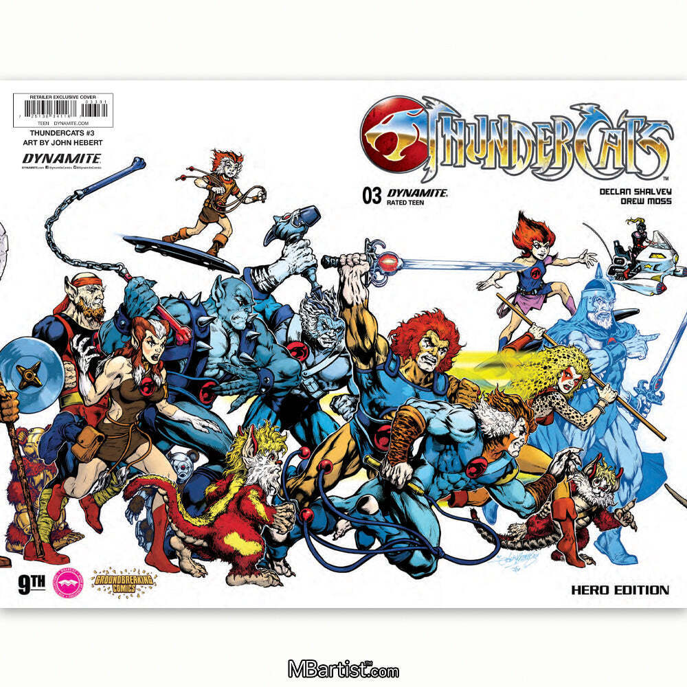 COMIC BOOK | THUNDERCATS #3: EXCLUSIVE VARIANT by John Hebert