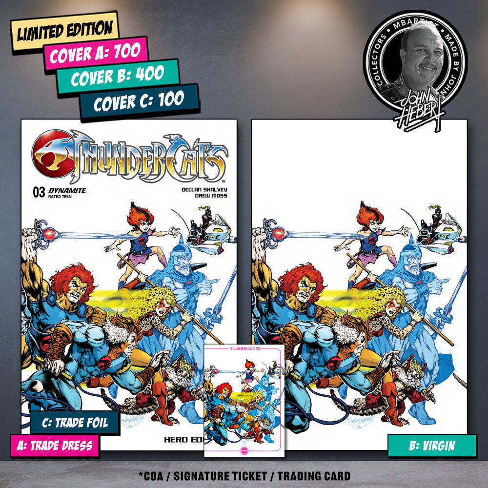 COMIC BOOK | THUNDERCATS #3: EXCLUSIVE VARIANT by John Hebert