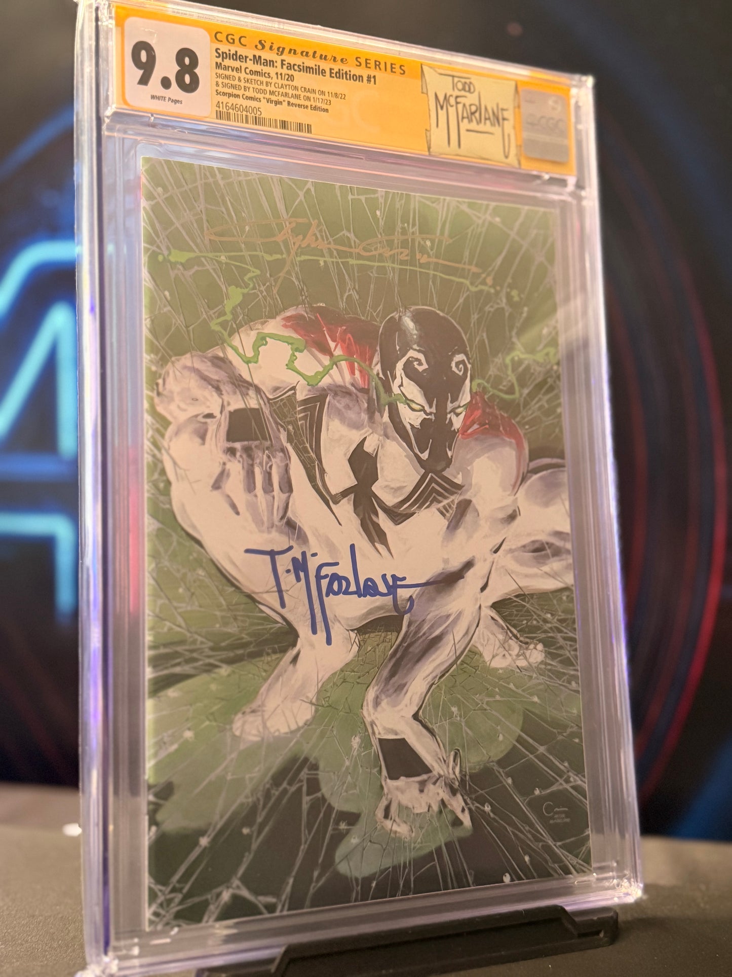 Spider-Man: Facsimile Edition #1 Scorpion Comics “Virgin” Reverse Edition