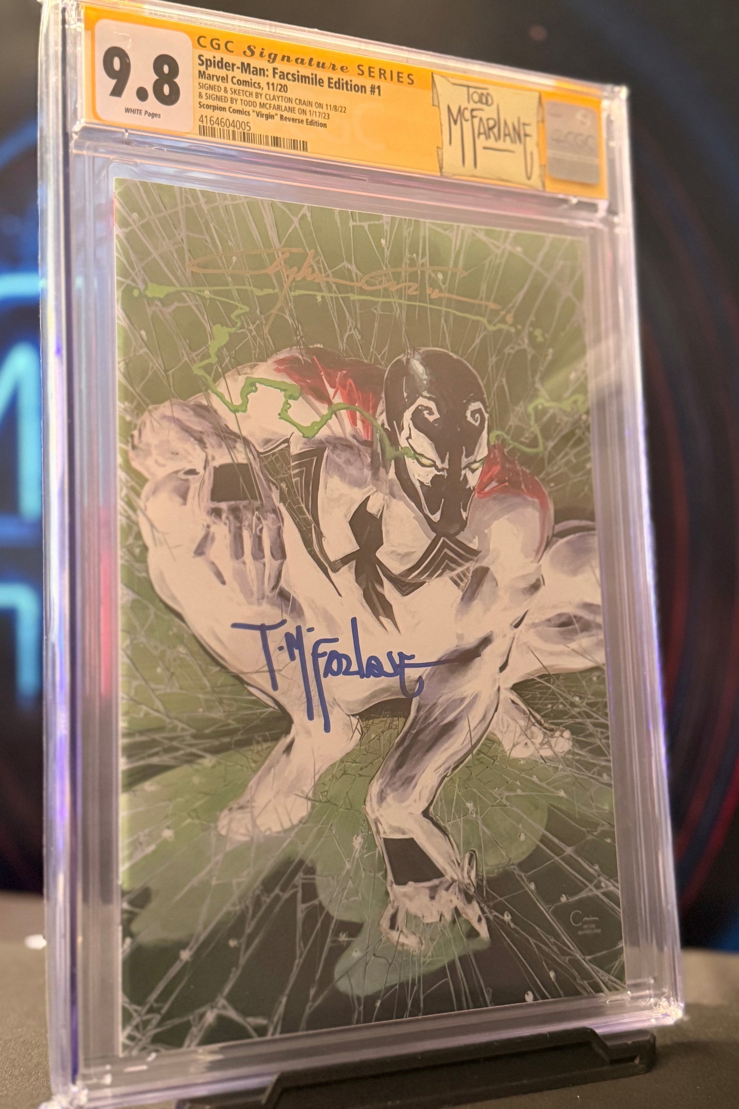 Spider-Man: Facsimile Edition #1 Scorpion Comics “Virgin” Reverse Edition