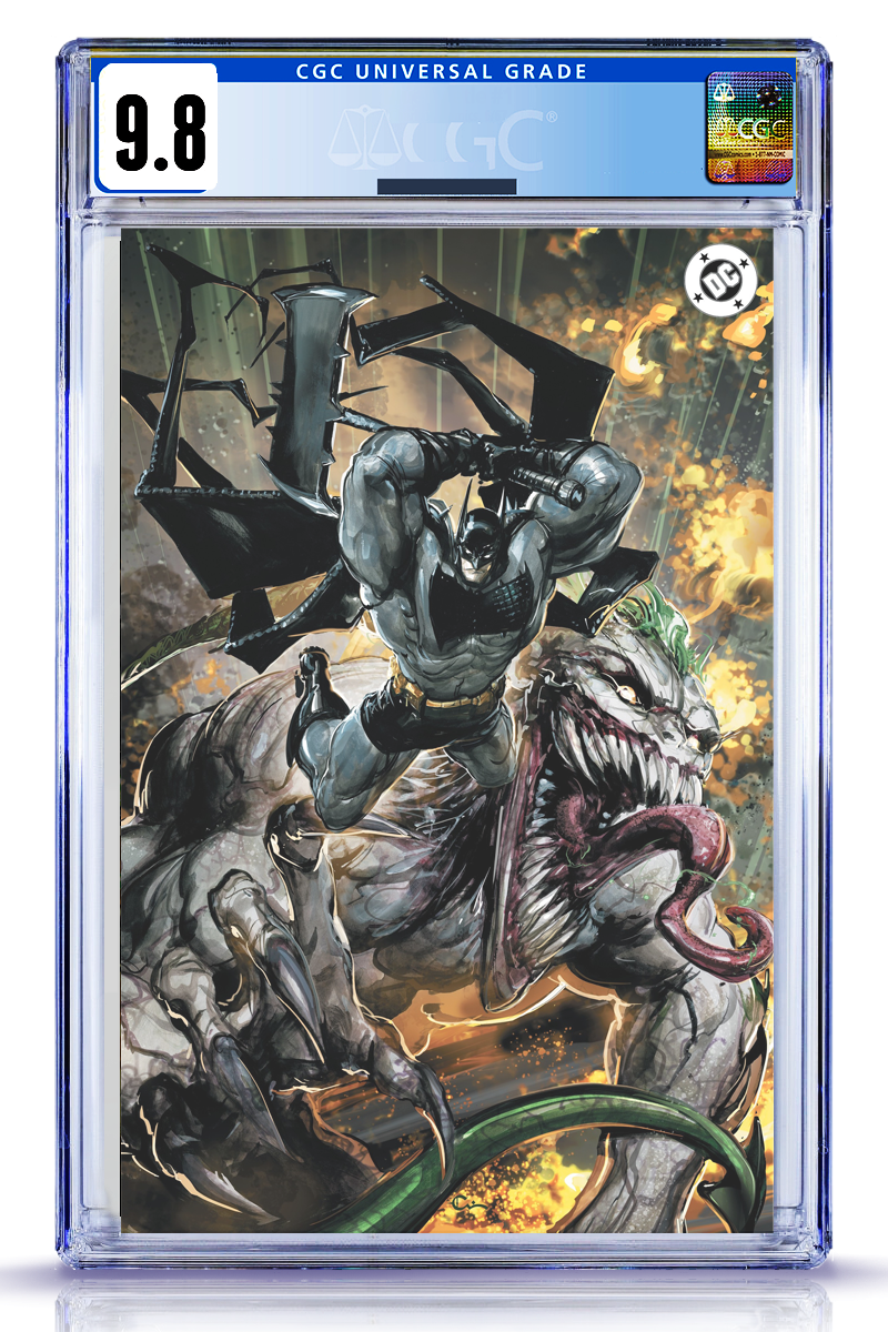 Absolute Batman #19 Clayton Crain Batman vs Joker Full Art CGC 9.8