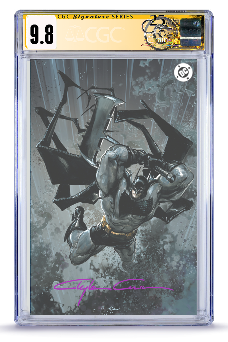 Absolute Batman #19 Clayton Crain Batman Full Art CGC 9.8 Signature Series