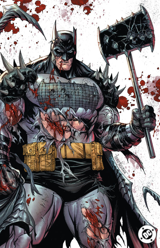 2 Pack Absolute Batman 14 Battle Damaged set (Trade and Virgin)