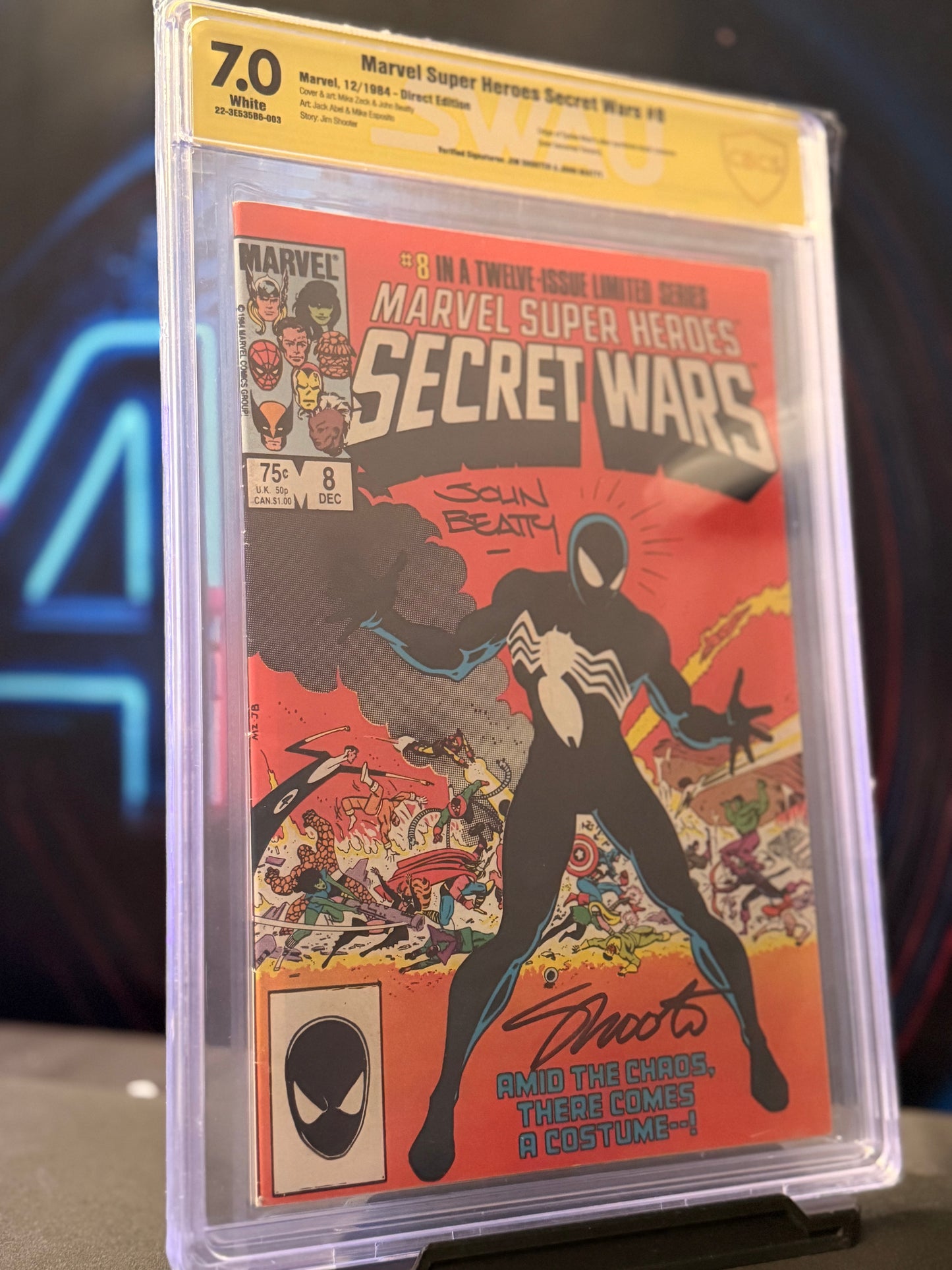 Marvel Super Heroes Secret Wars #8 12/84 Direct Edition