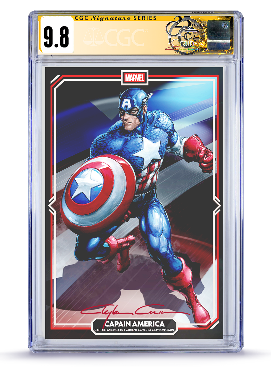 PREORDER:Captain America No. 7 Classic Signature 9.8 CGC Signature Series