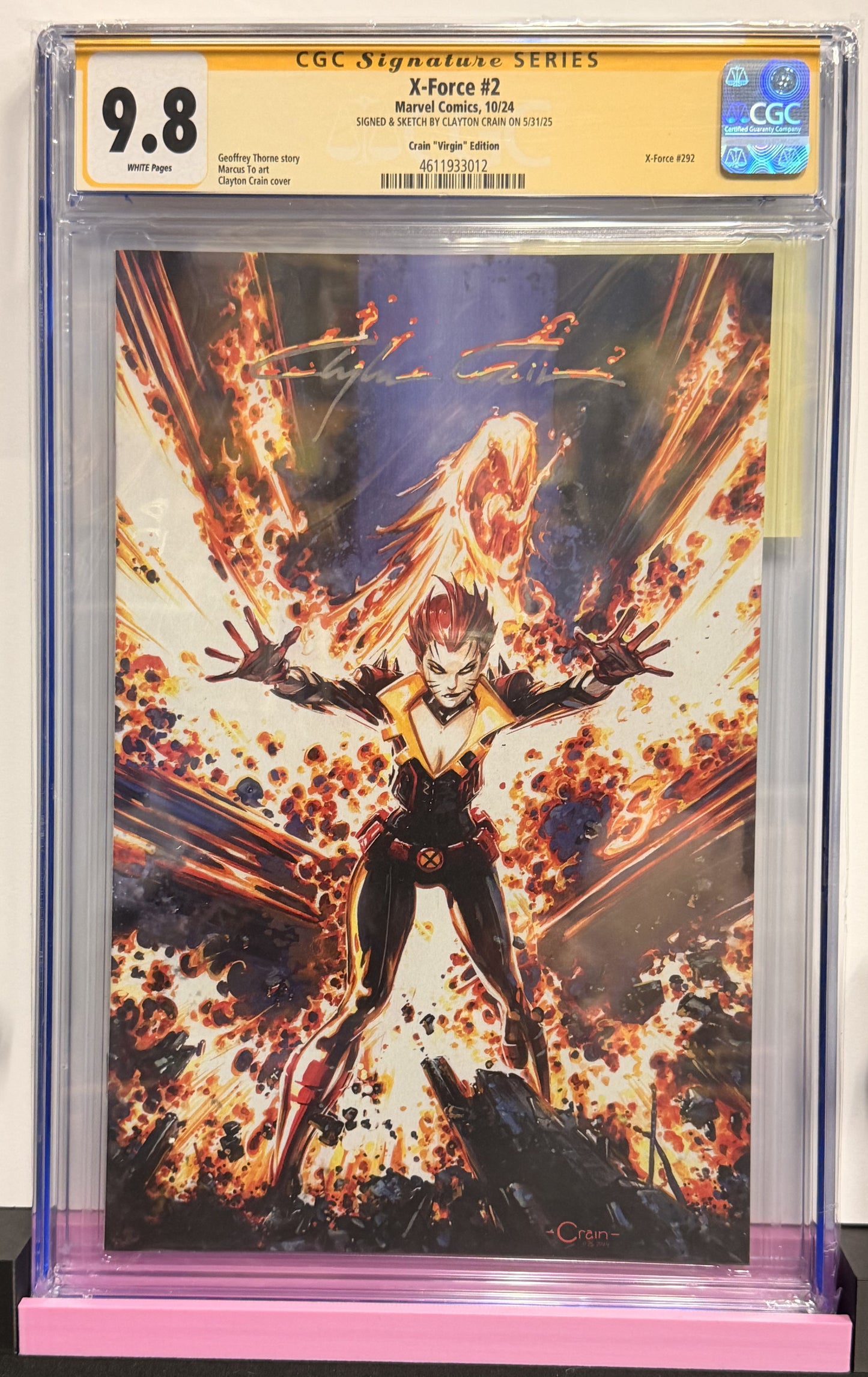 9.8 Signed X-Force #2