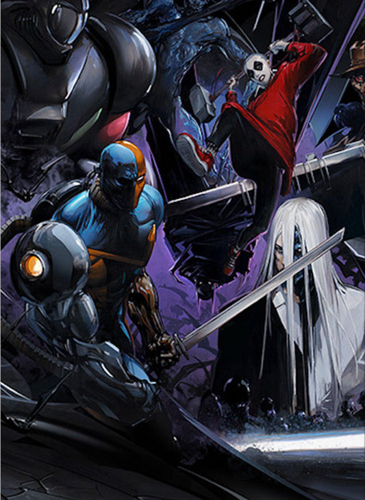 Absolute Batman #23 Clayton Crain Deathstroke Full Art
