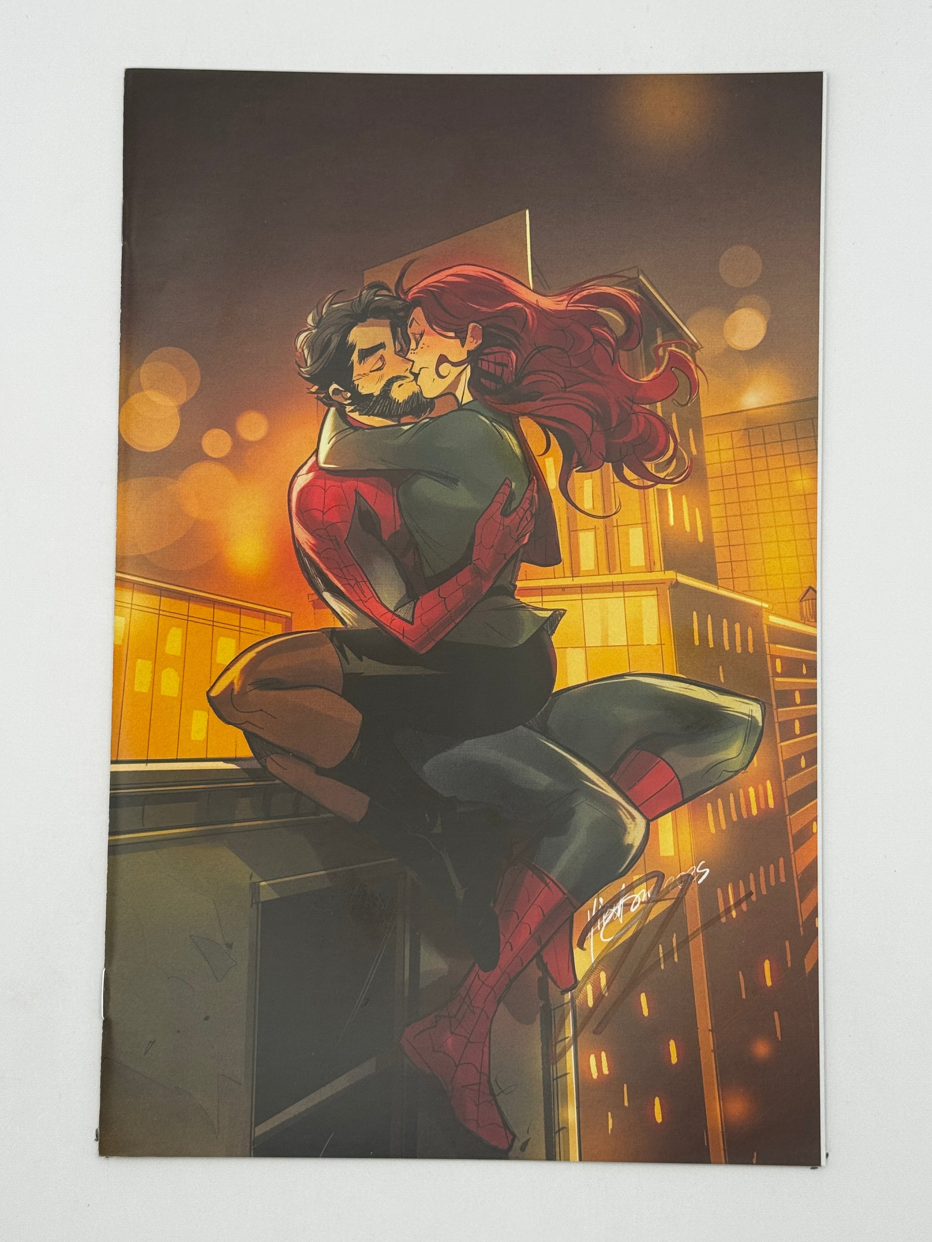 [Signed by Hickman] Ultimate Spider-Man #2 Virgin Unknown Comics Kirkham Exclusive Var [INST] main image 0