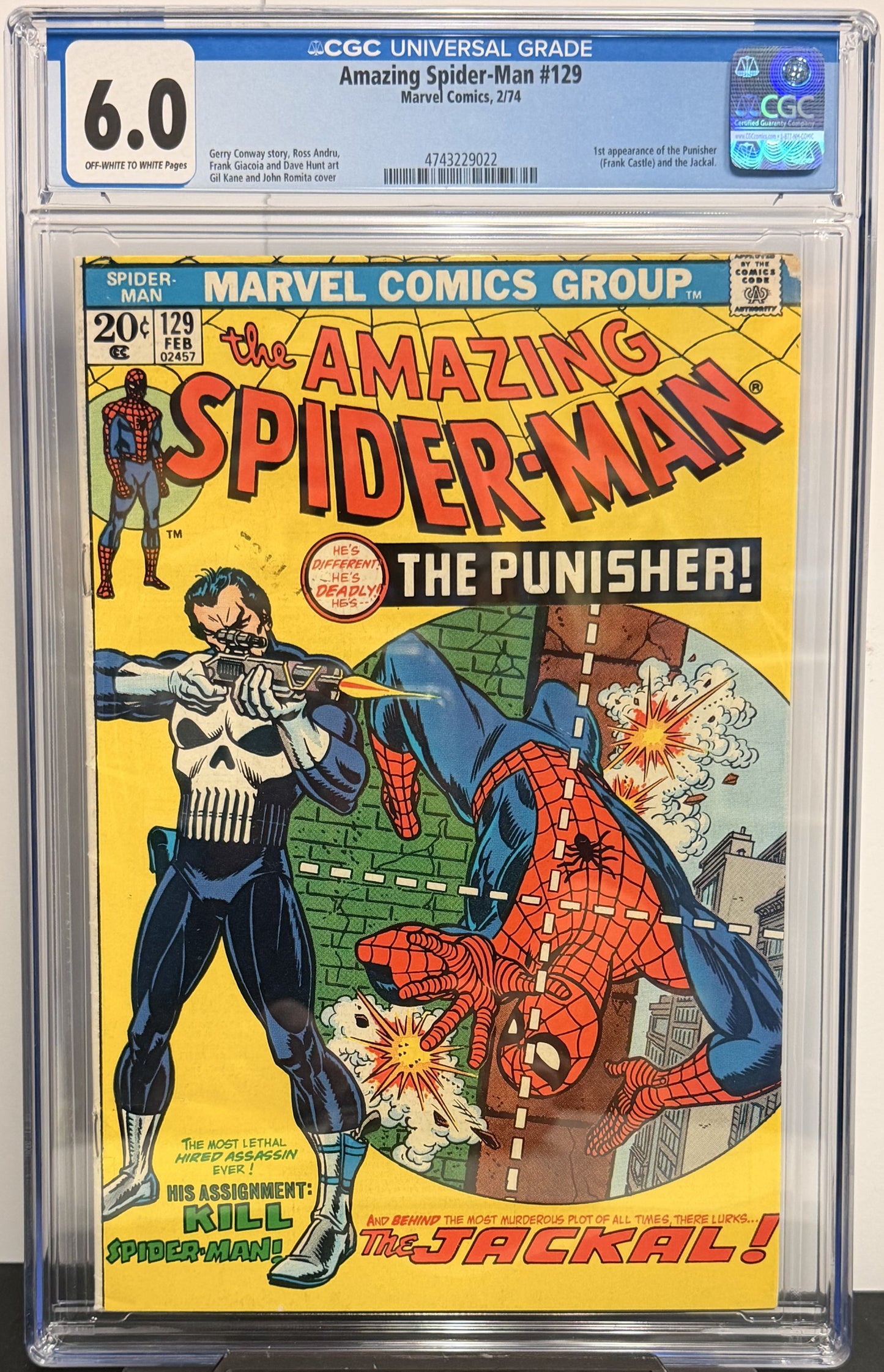6.0 CGC Amazing Spider-Man #129 2/74
