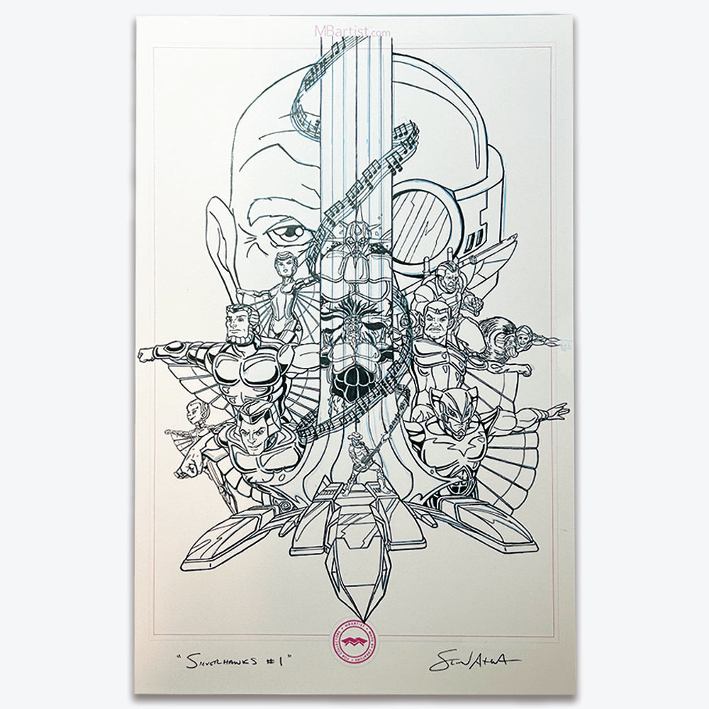 ORIGINAL ART | SILVERHAWKS #1: EXCLUSIVE VARIANT by Steven Ahola