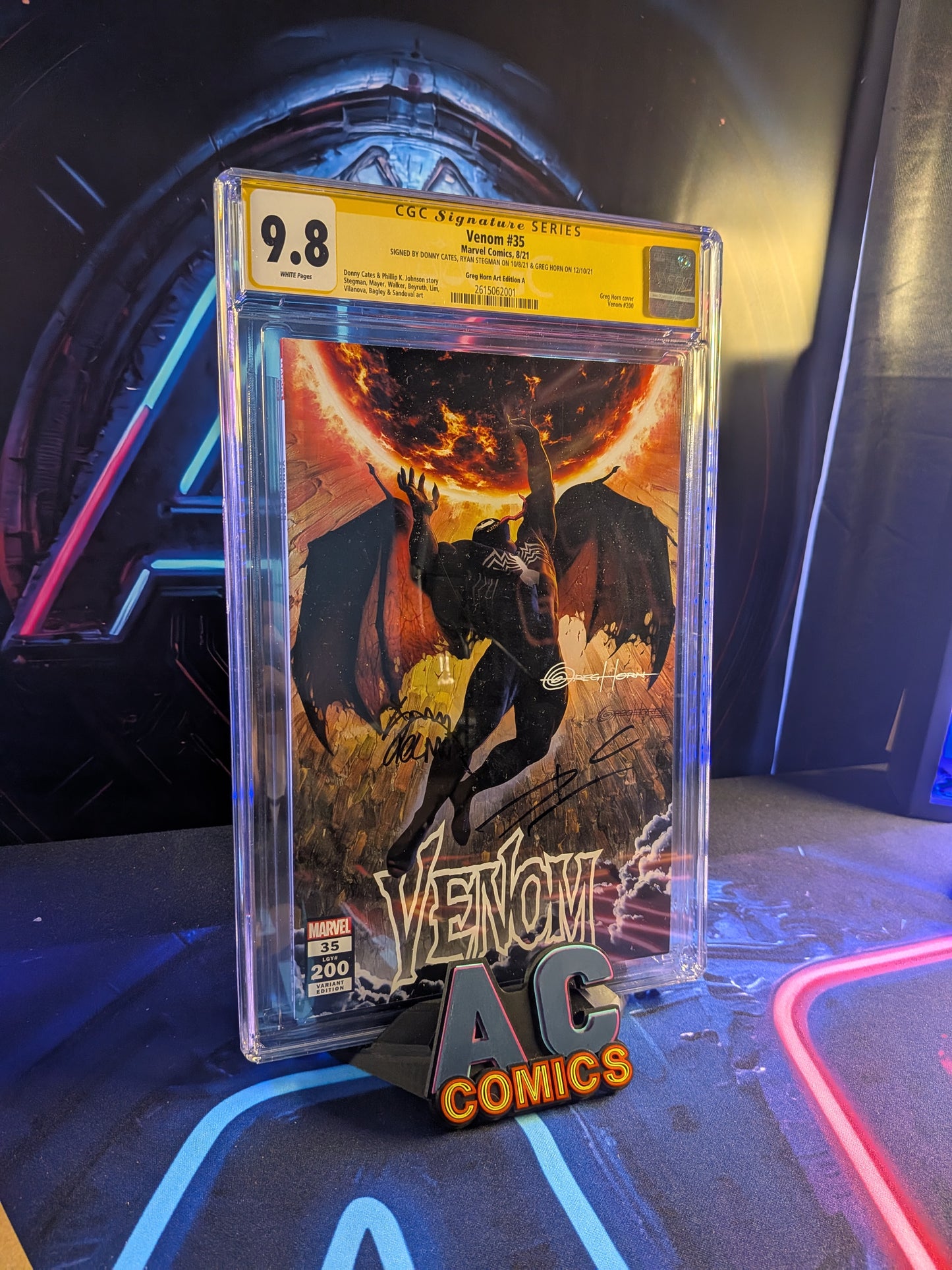 Venom #35 CGC Signature Series (9.8 Grading, Triple Signed)
