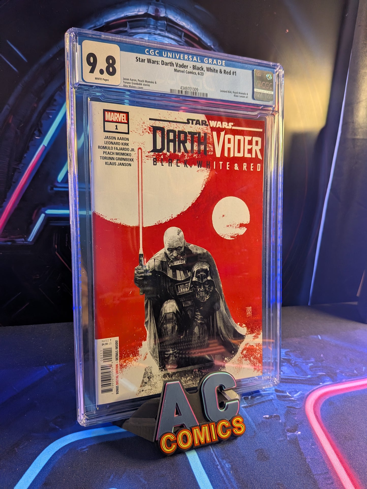 Star Wars: Darth Vader - Black, White & Red #1 (CGC Graded: 9.8)