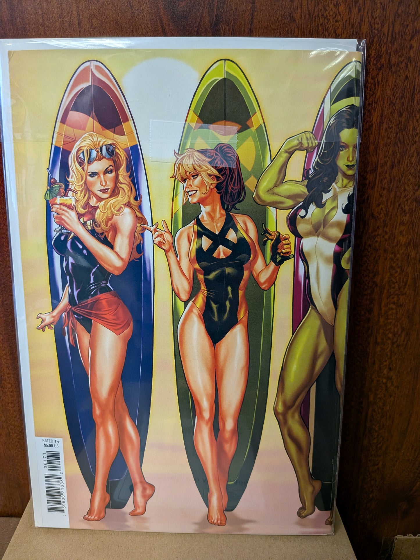 Marvel Swimsuit Special: Friends, Foes, and Rivals #1 (Brooks Variant)