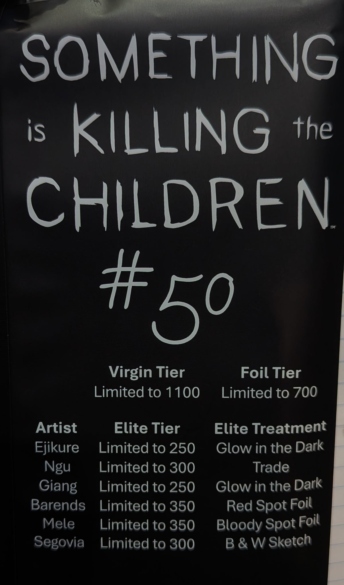 Something is Killing The Children #50 Blind Bag