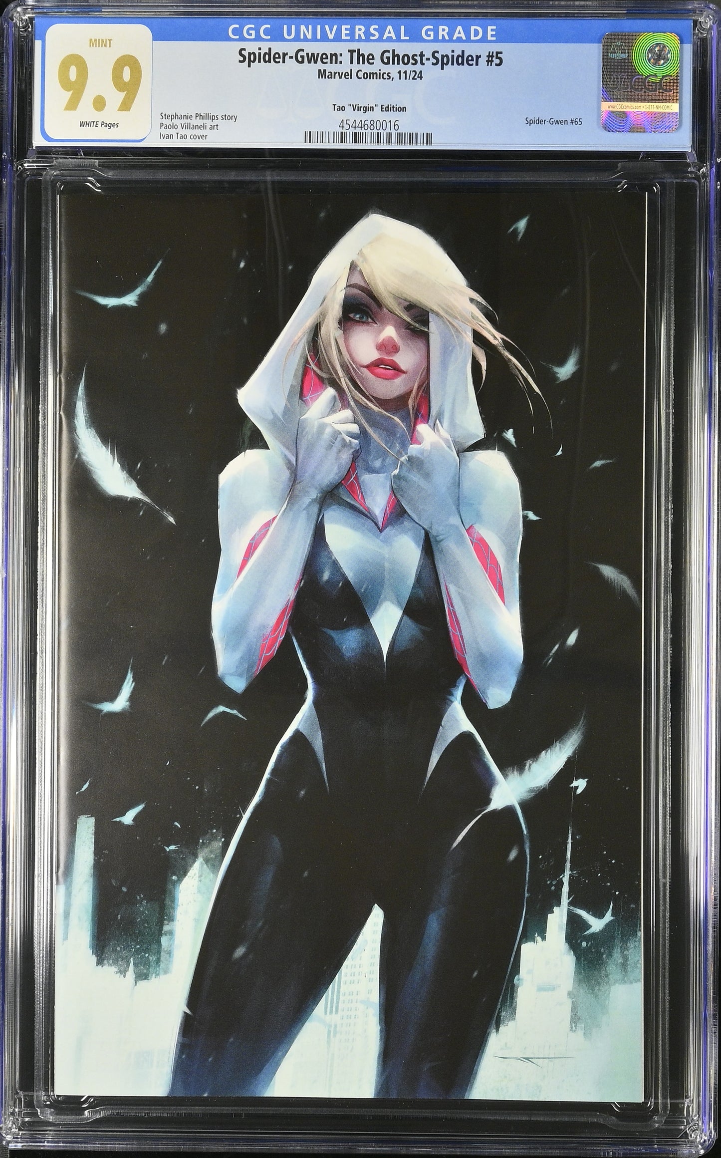 Spider- Gwen Ivan Tao Virgin CGC 9.9