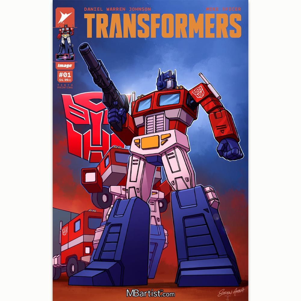 COMIC BOOK | TRANSFORMERS #1: VARIANT EXCLUSIVE by Steven Ahola