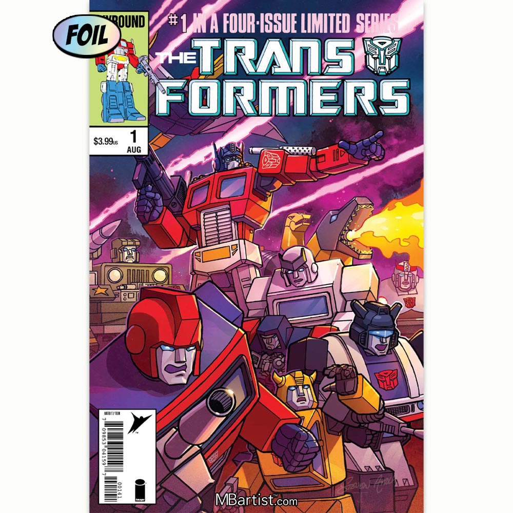 COMIC BOOK | TRANSFORMERS #1, 40TH ANNIVERSARY EDITION by Steven Ahola
