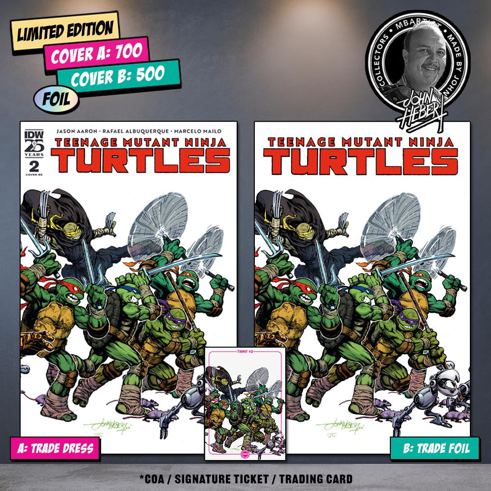 COMIC BOOK | TEENAGE MUTANT NINJA TURTLES #2: VARIANT EXCLUSIVE by John Hebert