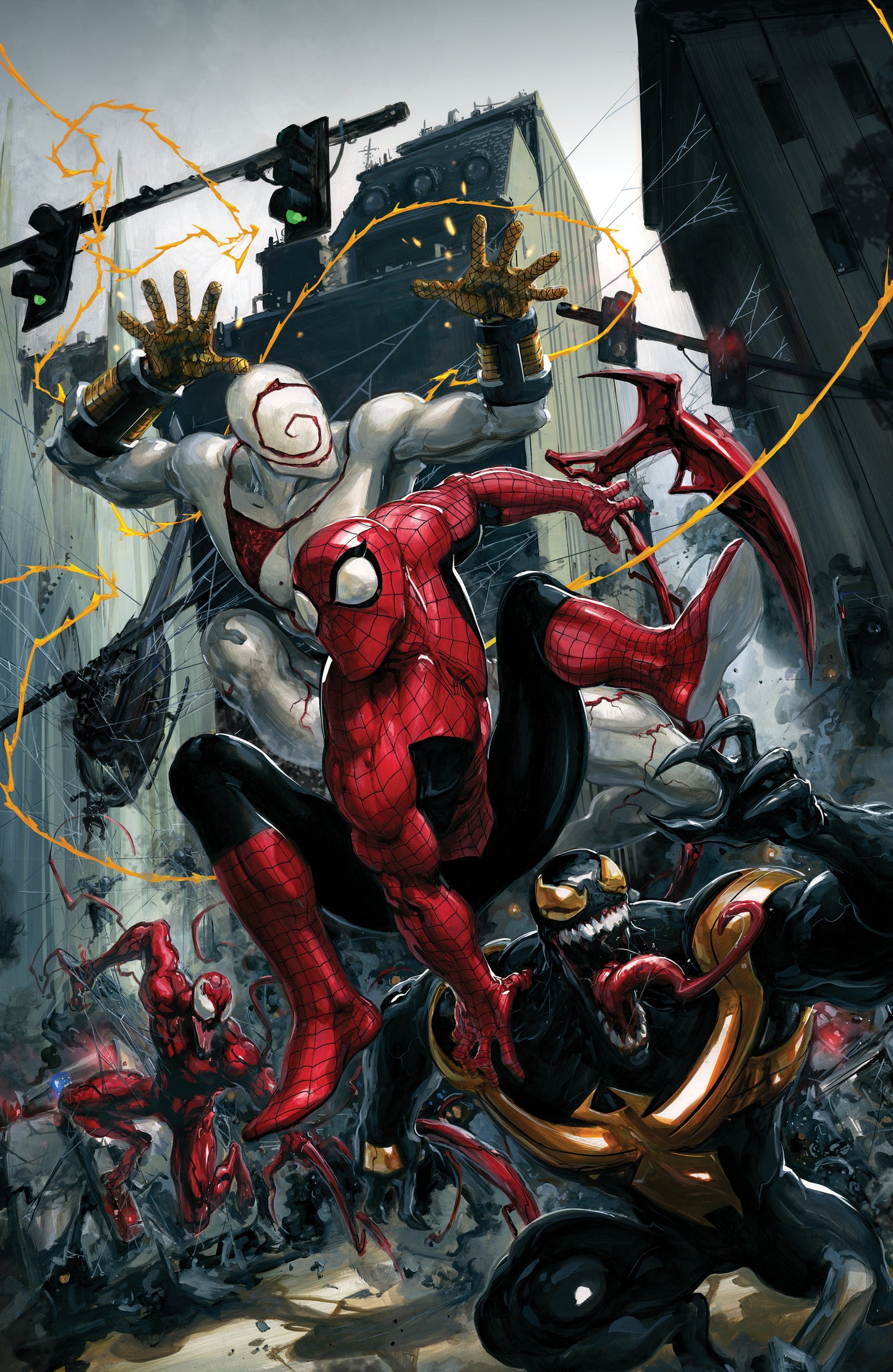 Amazing Spider-Man/Venom: Death Spiral #1 Clayton Crain Megacon Exclusive Full Art