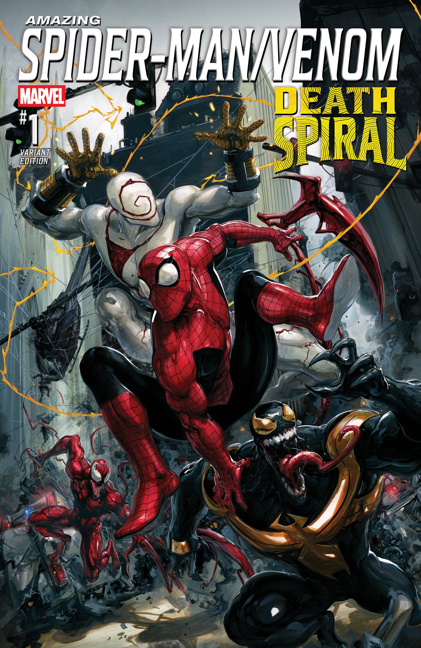 Amazing Spider-Man/Venom: Death Spiral #1 Clayton Crain Megacon Exclusive Bundle