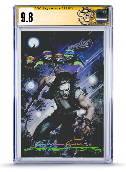 PREORDER: 1of 1 Casey Jones No. 5 All Art Cover CGC Signature Series w/ Casey Jones Remarque (Copy)