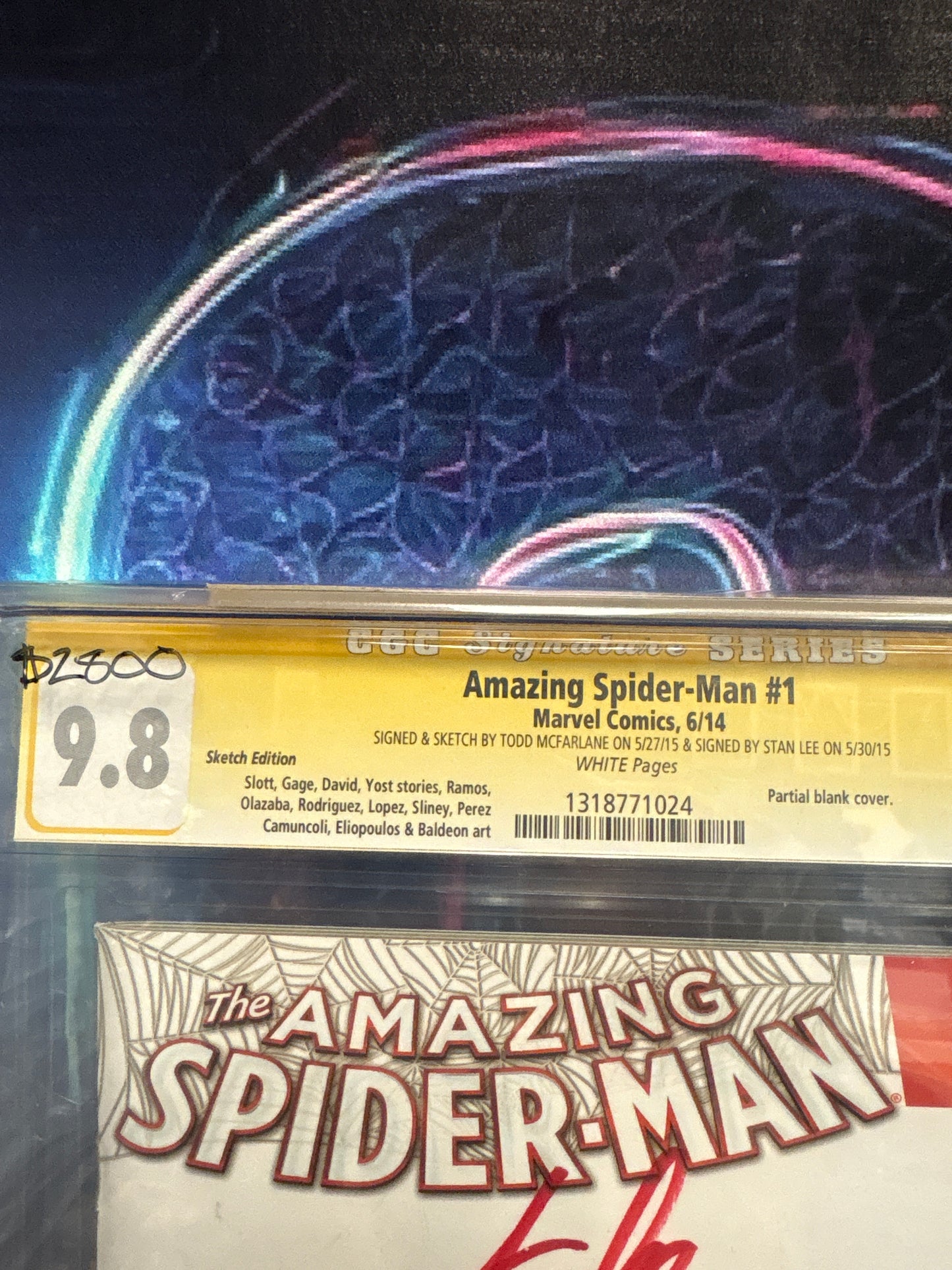 ASM #1 Signed by Stan Lee and Todd McFarlane