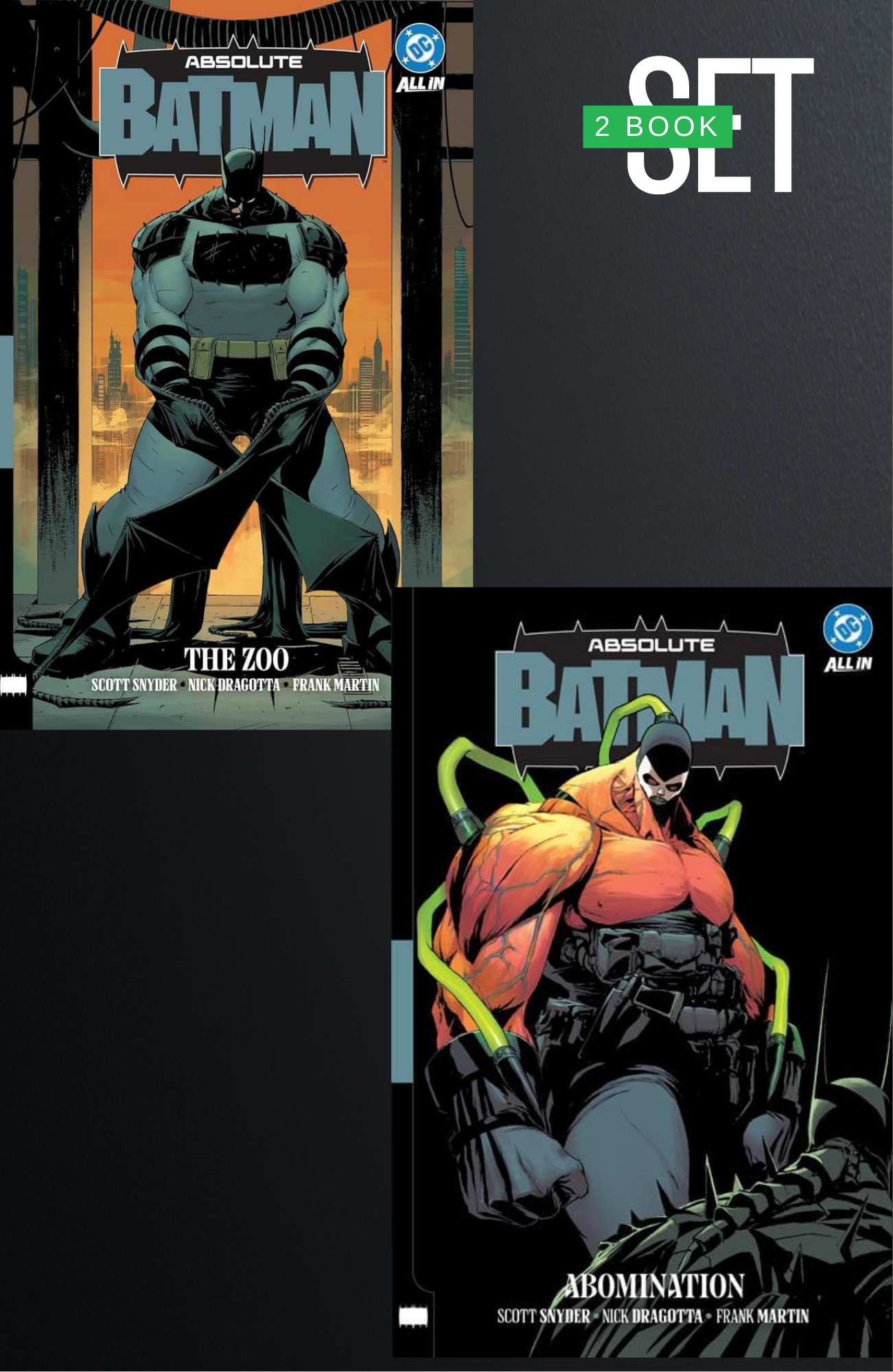 Absolute Batman Hard cover 2 book set Issues 1-14