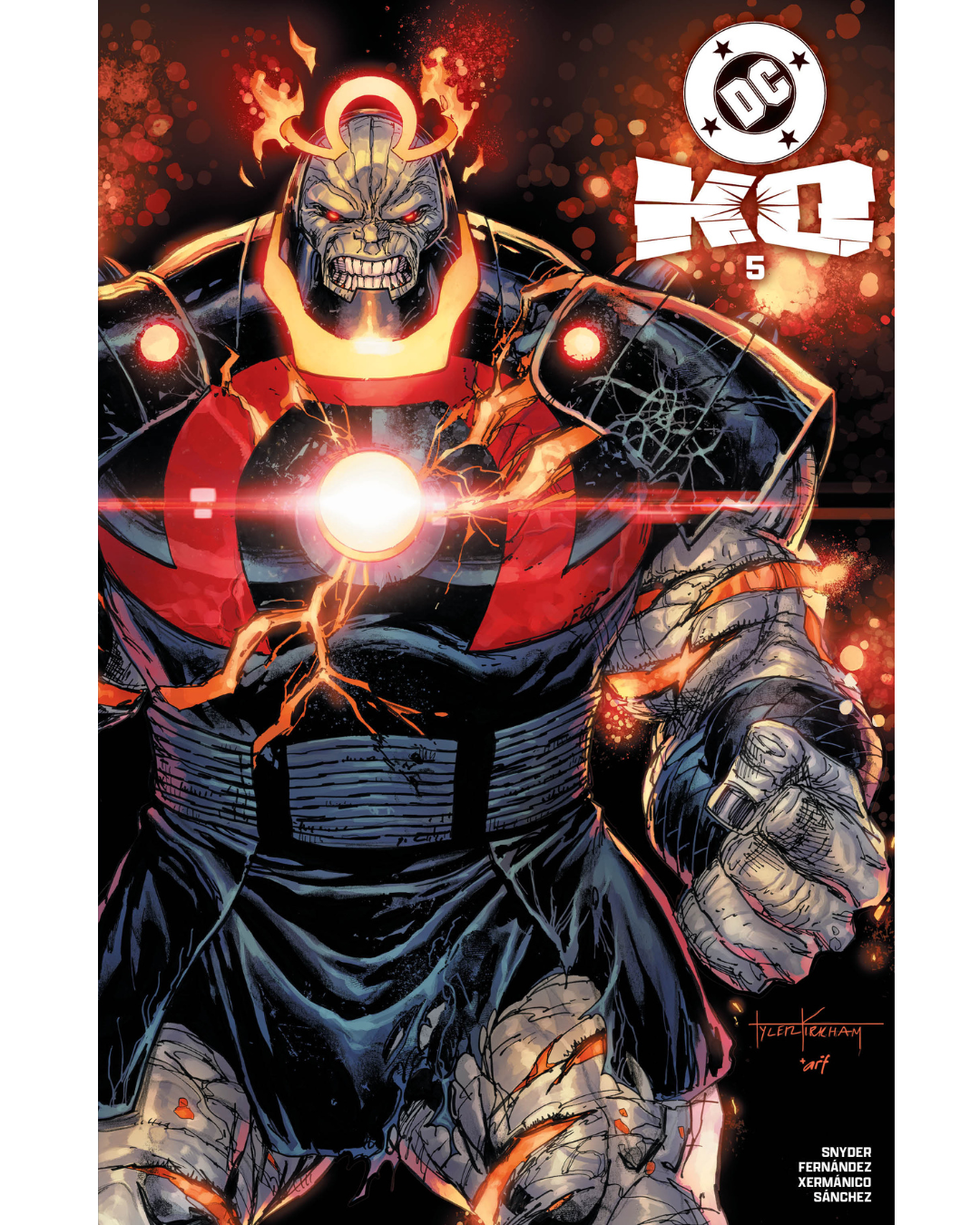 DC K.O #5, TYLER KIRKHAM MEGACON EXCLUSIVE SPOT FOIL TRADE