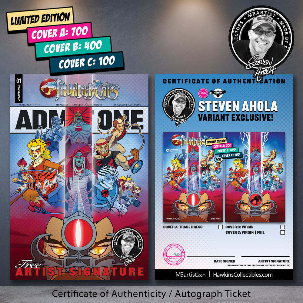 COMIC BOOK | THUNDERCATS #1: EXCLUSIVE VARIANT by Steven Ahola