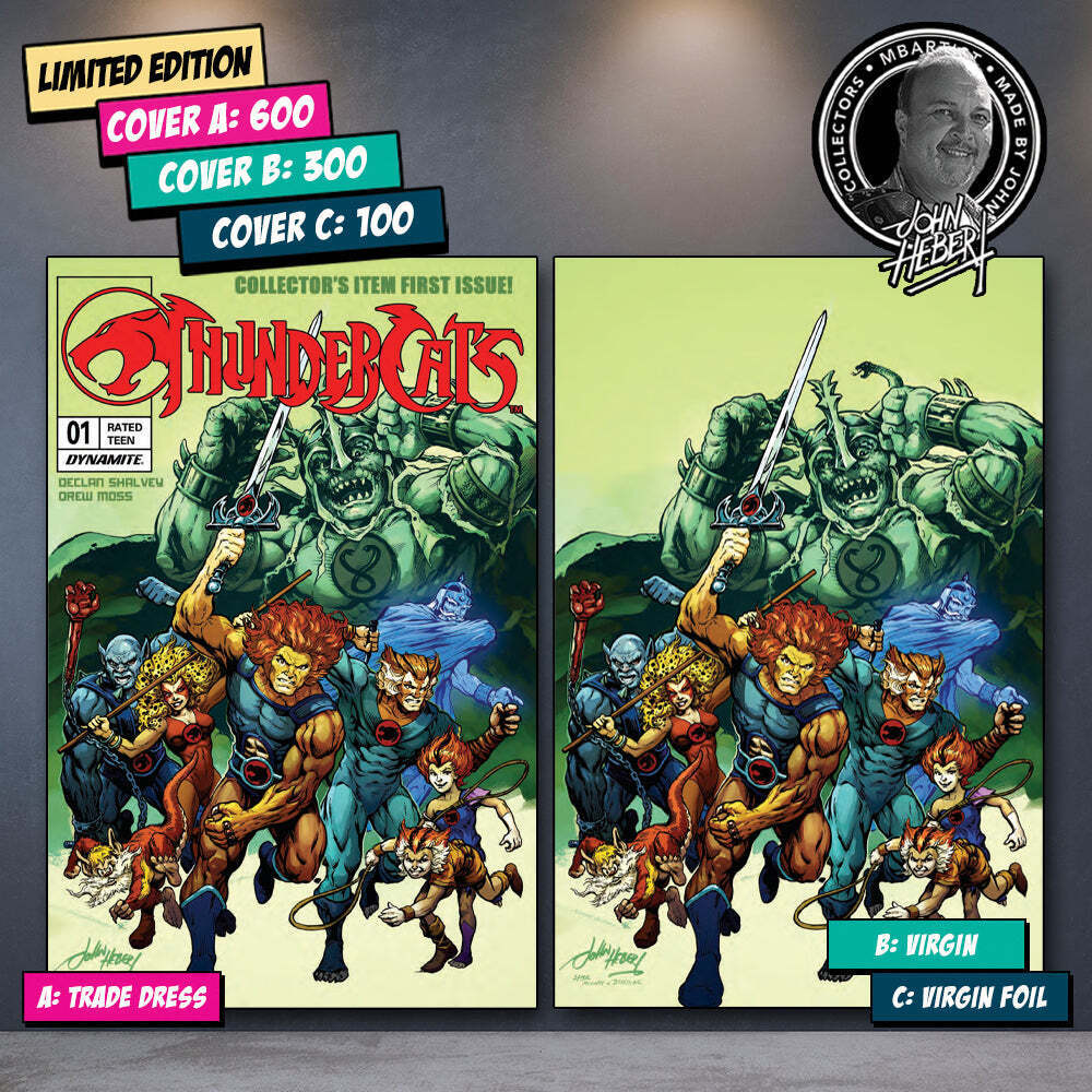 COMIC BOOK | THUNDERCATS #1: EXCLUSIVE VARIANT by John Hebert