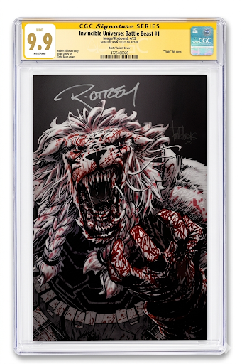 Invincible Universe Battle Beast #1, Todd Beats [9.9 CGC Signature Series]
