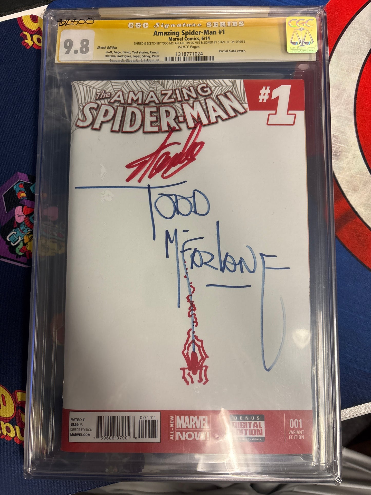 ASM #1 Signed by Stan Lee and Todd McFarlane