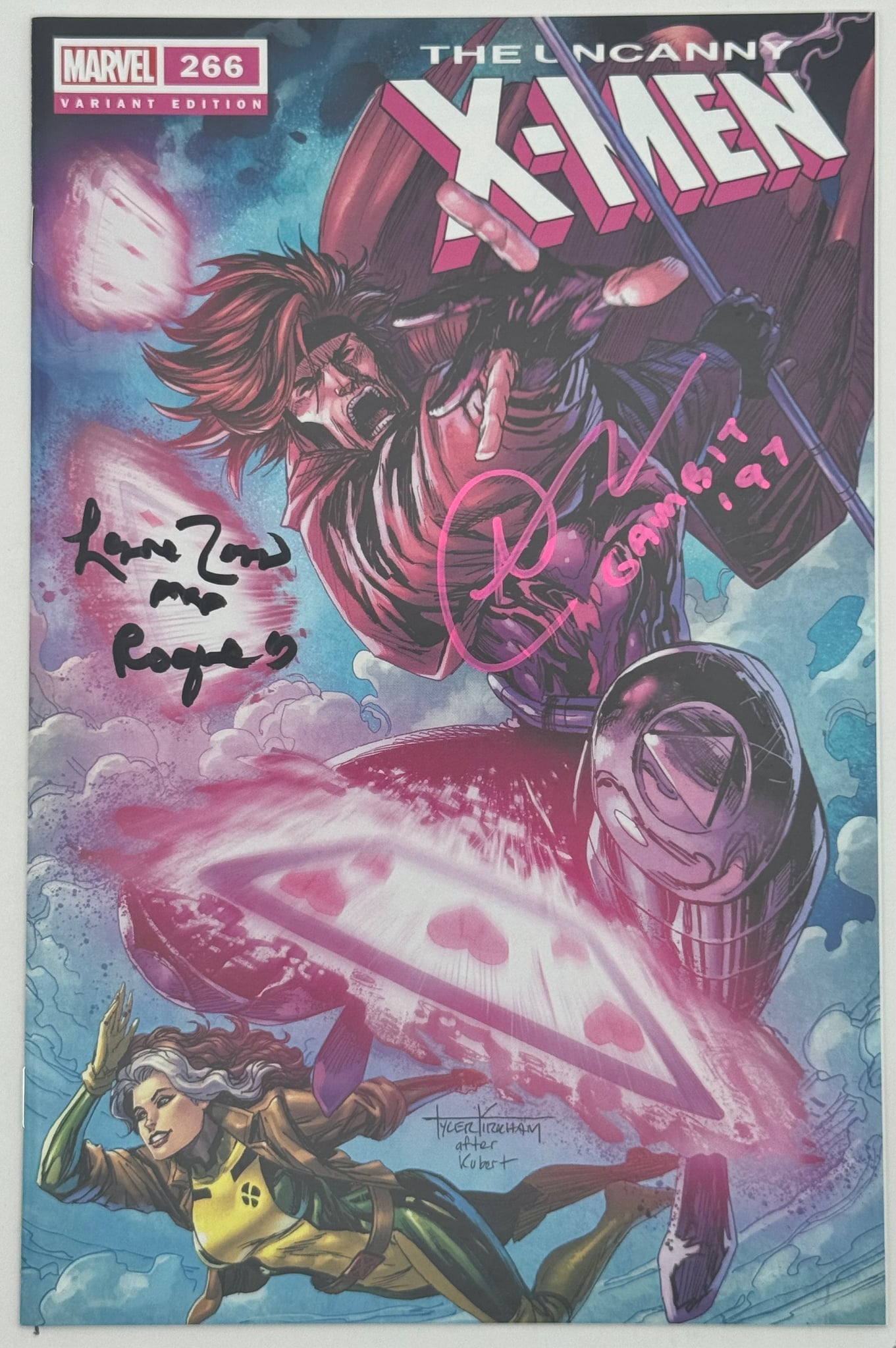 [Double Signed by Lenore Zann | Aj LoCasio] UNCANNY X-MEN #266 FACSIMILE EDITION UNKNOWN COMICS TYLER KIRKHAM VAR [IN STOCK]