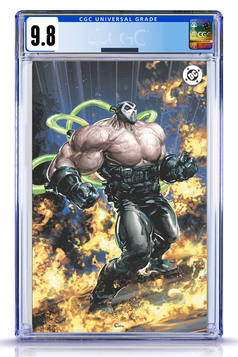 9.8 Graded - Absolute Batman #19, Clayton Crain [Bane Foil]