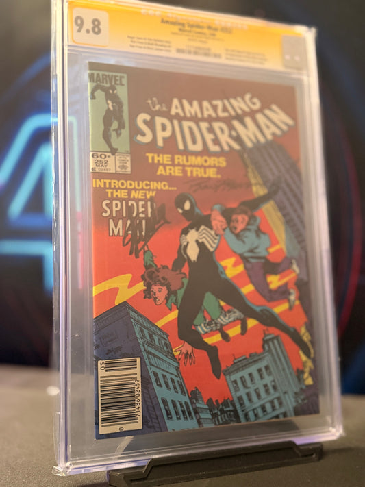 Amazing Spider-Man #252 Signed by Stan Lee Newsstand Edition 5/84