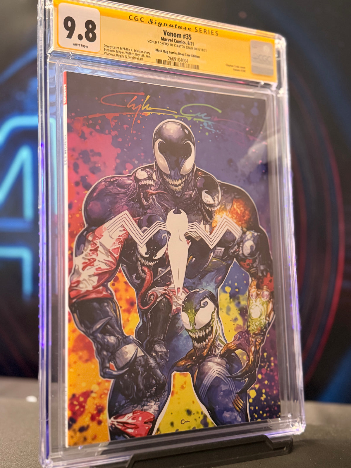 Venom #35 8/21 Black Flag Comics Road Tour Edition
