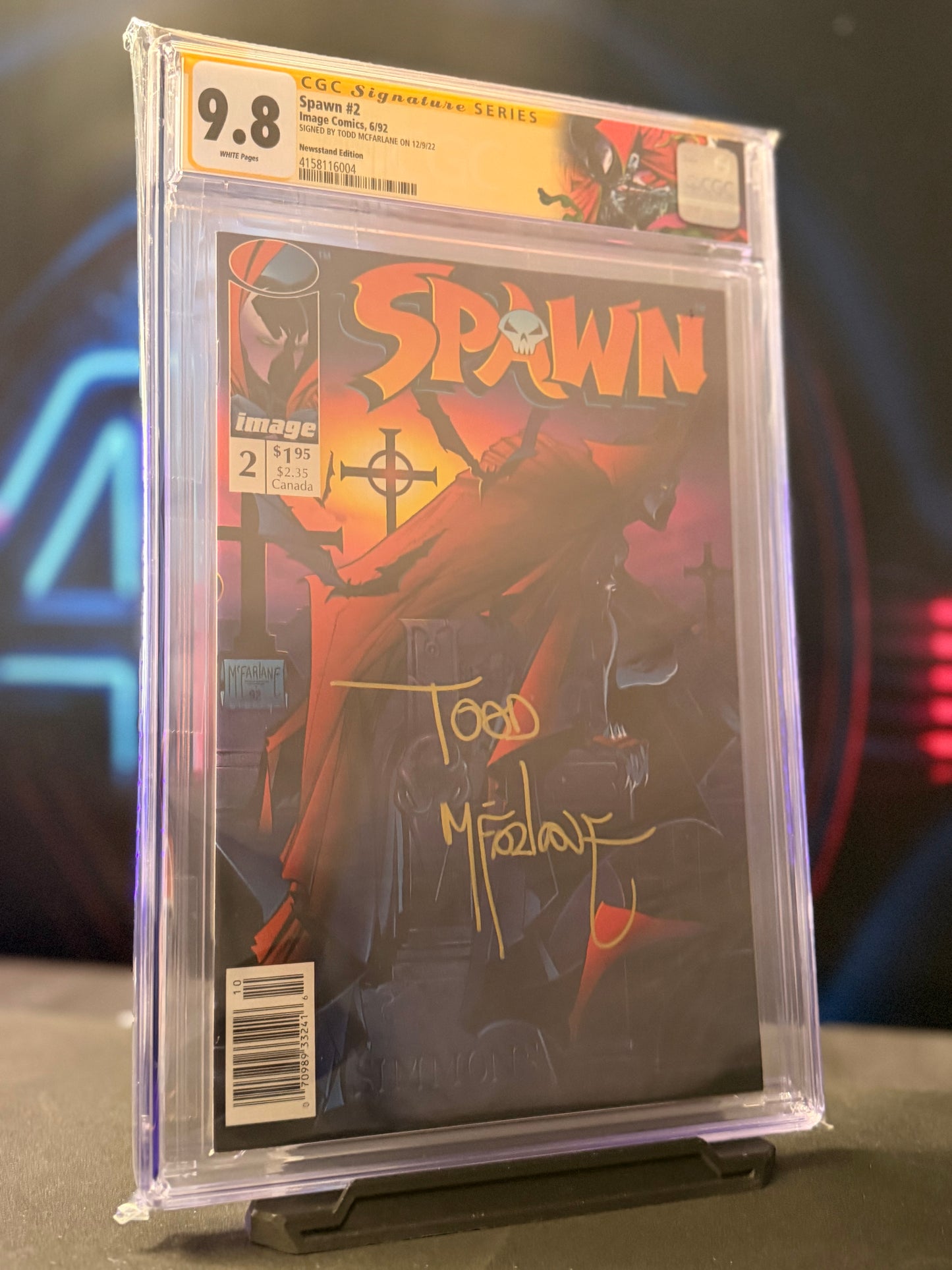 Spawn #2 6/92 Newsstand Edition