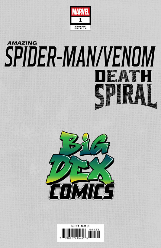 Amazing Spider-Man/Venom Death Spiral #1 LUCIO PARRILLO Big Dex MegaCon Exclusive Trade Dress