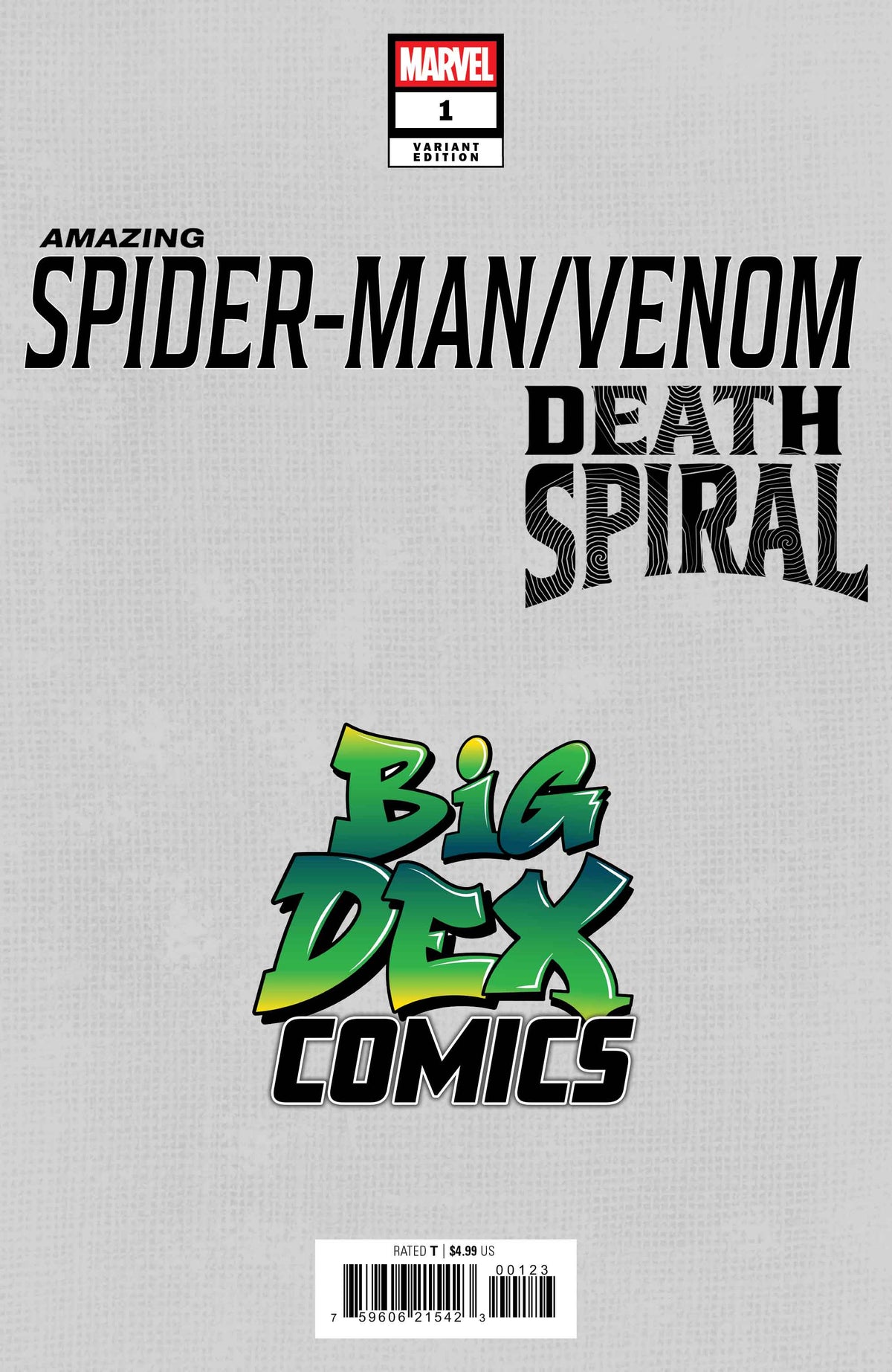 Amazing Spider-Man/Venom Death Spiral #1 LUCIO PARRILLO MegaCon Exclusive Virgin Variant