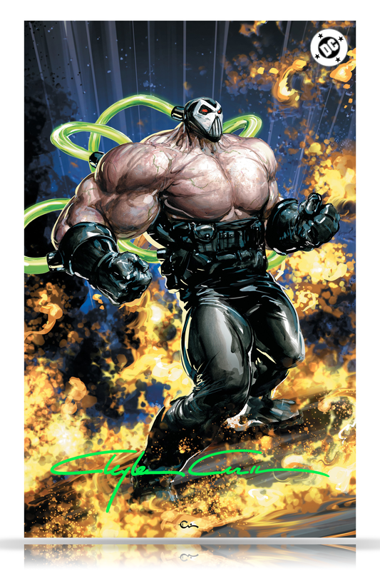 Classic Signed - Absolute Batman #19, Clayton Crain [Bane Foil]