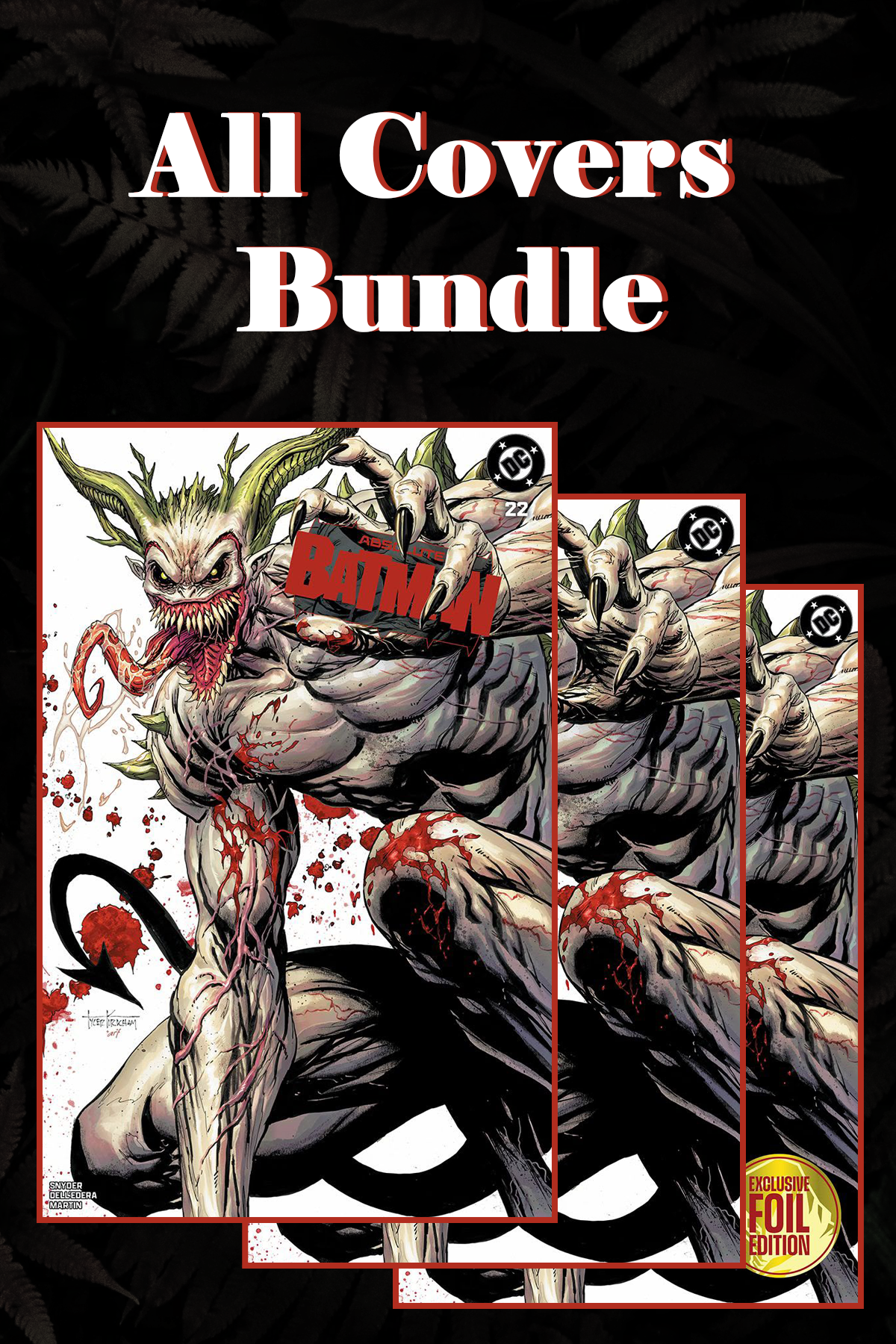 Absolute Batman #22, Tyler Kirkham [Battle Damaged Joker]