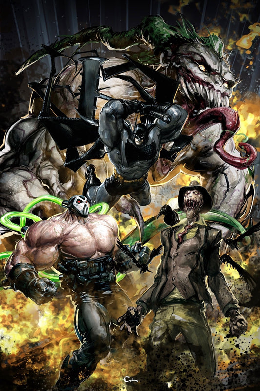 Absolute Batman #19, Clayton Crain Full Art [All Characters Var.]