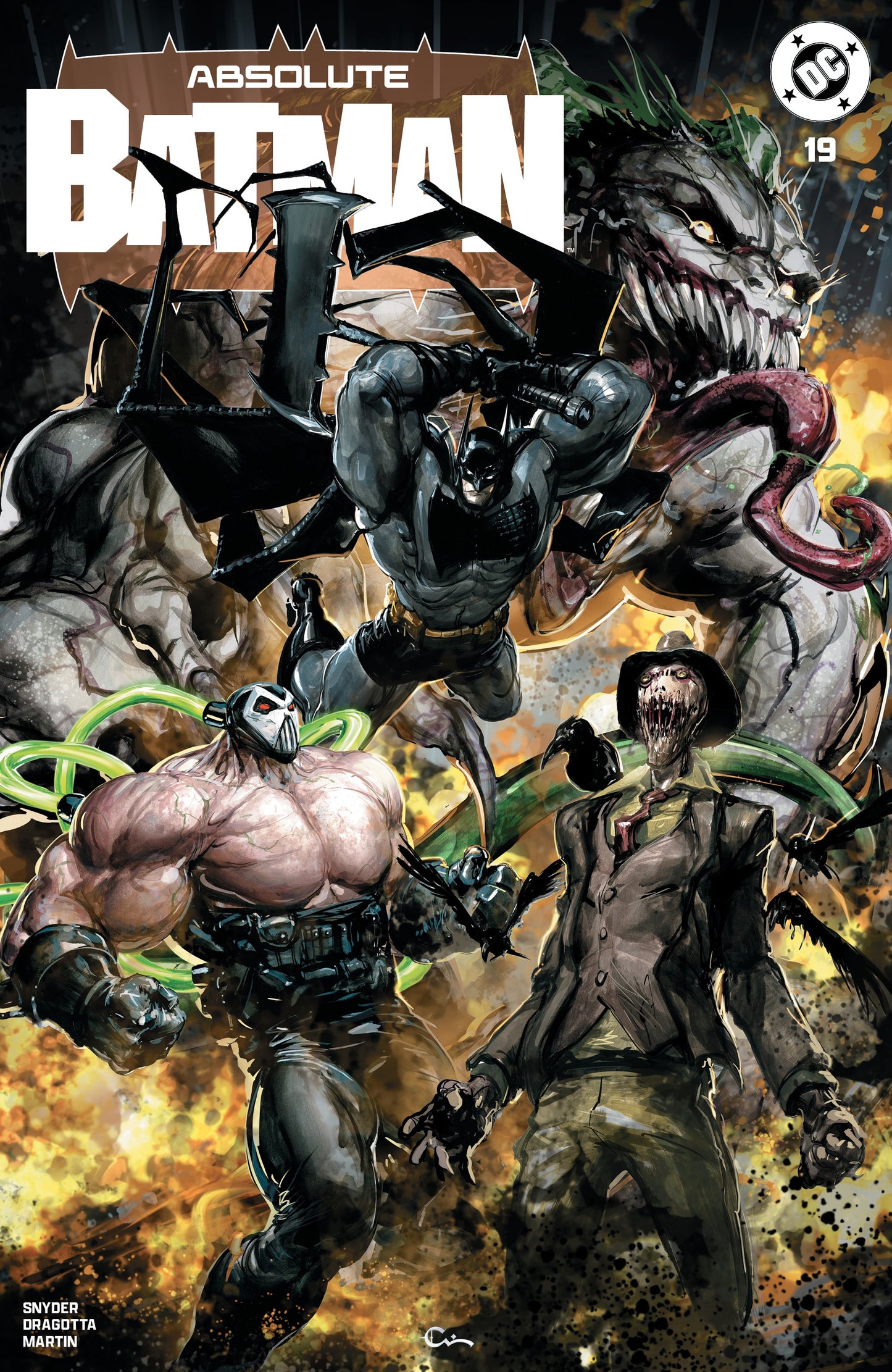 Absolute Batman #19 Clayton Crain [Trade/Full Art Bundle]