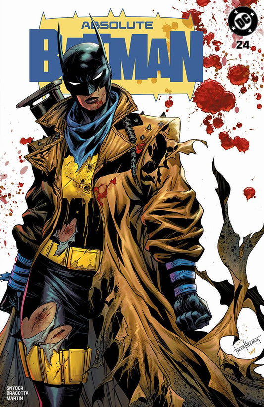 Absolute Batman #24 Tyler Kirkham Battle Damaged The Bat