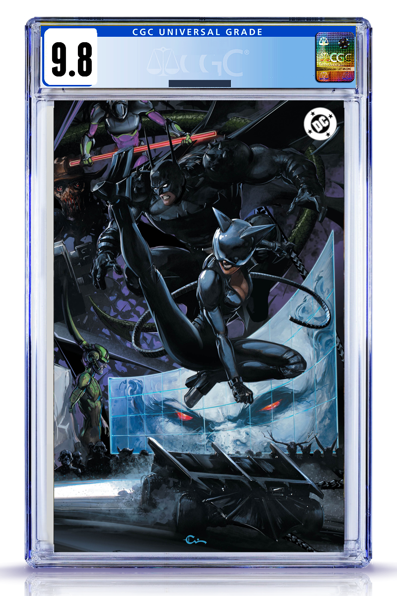 [Limited Preorder] Absolute Batman #23 Clayton Crain Connecting Cover Catwoman Full Art 9.8 CGC Graded