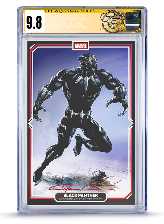 PREORDER: Black Panther: Intergalactic No. 2  Classic Signature 9.8 CGC Signature Series