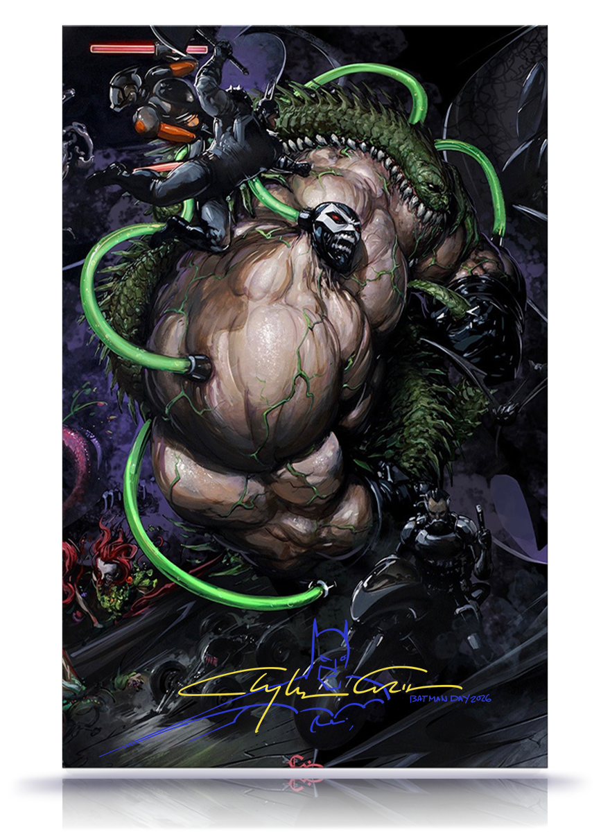 Absolute Batman #23 Clayton Crain Bane Full Art cover