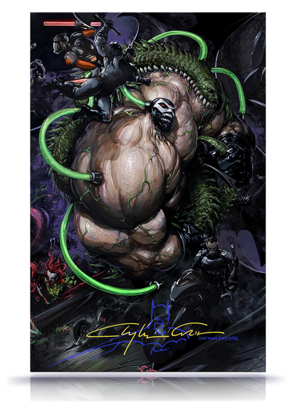 Absolute Batman #23 Clayton Crain Bane Full Art cover