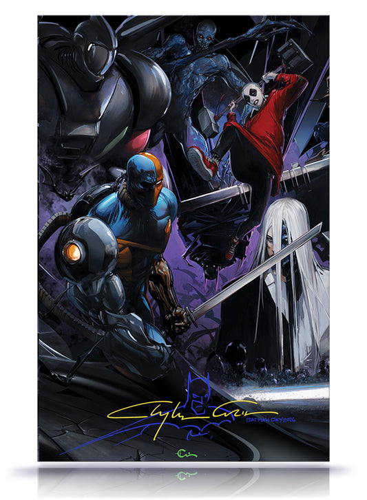 Absolute Batman #23 Clayton Crain Deathstroke Full Art